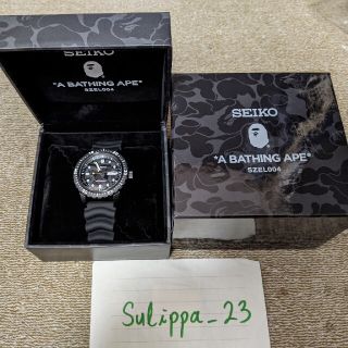 セイコー(SEIKO)のSeiko x bape abc camo watch SZEL004 専用(腕時計(アナログ))