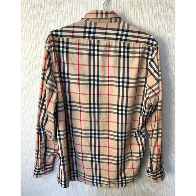 BURBERRY(バーバリー)の【Burberry】ノバチェック柄　長袖シャツ　XLサイズ　ベージュ メンズのトップス(シャツ)の商品写真