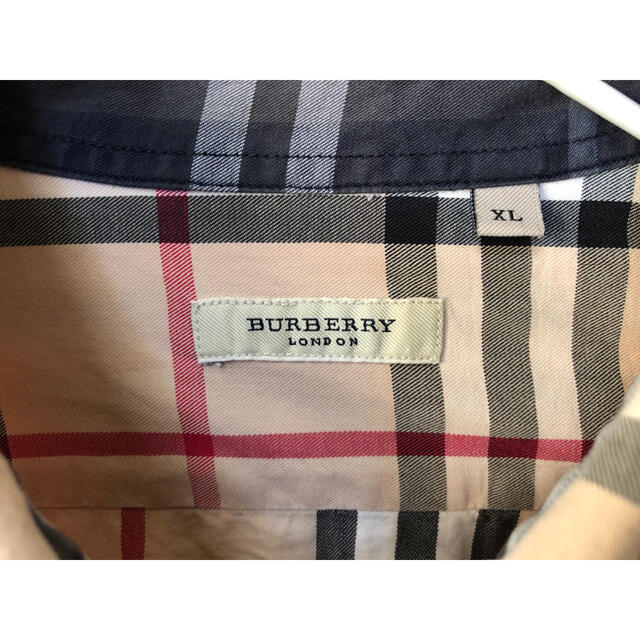 BURBERRY(バーバリー)の【Burberry】ノバチェック柄　長袖シャツ　XLサイズ　ベージュ メンズのトップス(シャツ)の商品写真