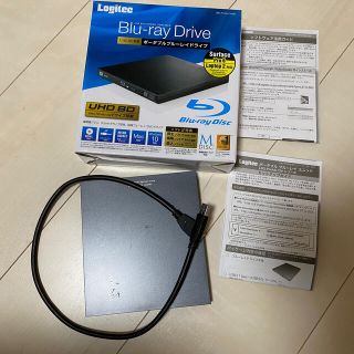 外付け　ブルーレイ Blu-ray Logitec LBD-PVA6U3VBK(ブルーレイプレイヤー)