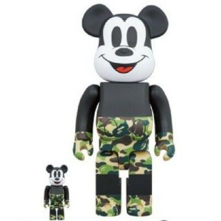 BE@RBRICK BAPE MICKEY MOUSE 100%&400%(その他)