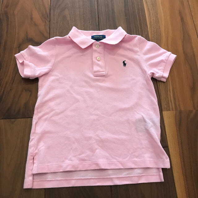 POLO RALPH LAUREN(ポロラルフローレン)のラルフローレン　ポロシャツ　ピンク　3t キッズ/ベビー/マタニティのキッズ服女の子用(90cm~)(Tシャツ/カットソー)の商品写真