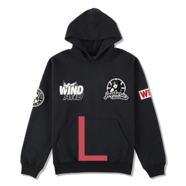 HYSTERIC GLAMOUR Wind and Sea Hoodie L