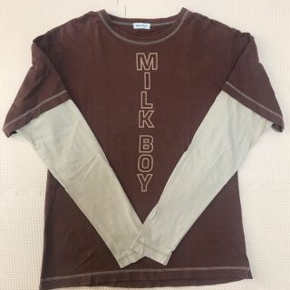 ミルクボーイ(MILKBOY)の【レア！！】ミルクボーイ　重ね着風ロングＴシャツ(Tシャツ/カットソー(七分/長袖))