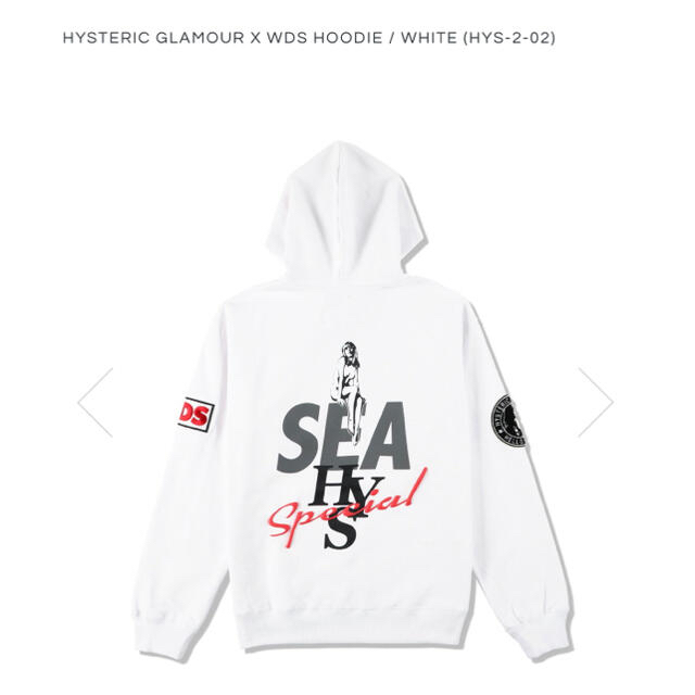 HYSTERIC GLAMOUR(ヒステリックグラマー)のXL HYSTERIC GLAMOUR X WIND AND SEA パーカー メンズのトップス(パーカー)の商品写真
