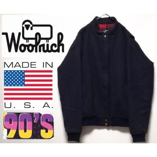 ウールリッチ(WOOLRICH)の375 90年代 WOOLRICH USA ウールジャケット 裏チェック(ブルゾン)