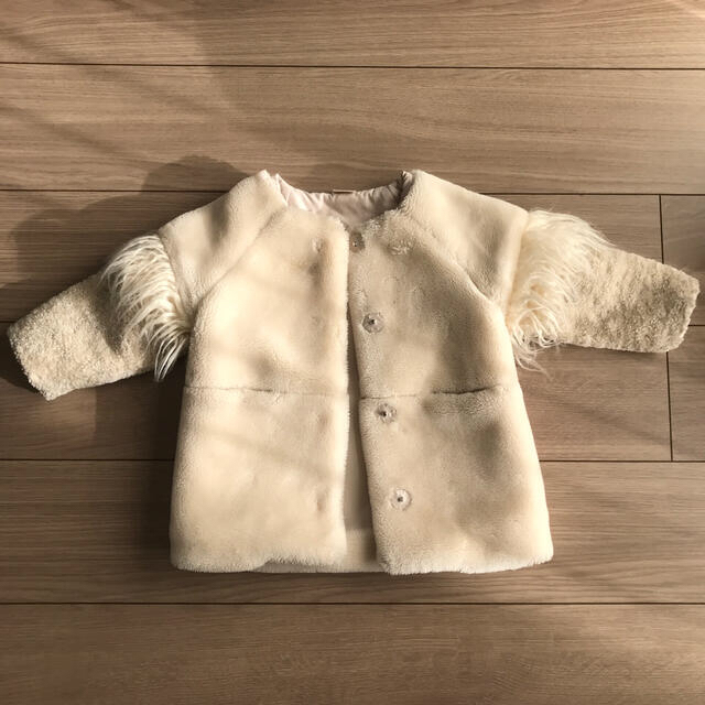 petit main(プティマイン)のpetit mainのファーコート★ キッズ/ベビー/マタニティのキッズ服女の子用(90cm~)(コート)の商品写真