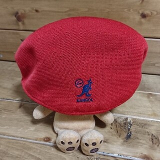 カンゴール(KANGOL)のKANGOL ハンチング tropicfragment 赤色(ハンチング/ベレー帽)