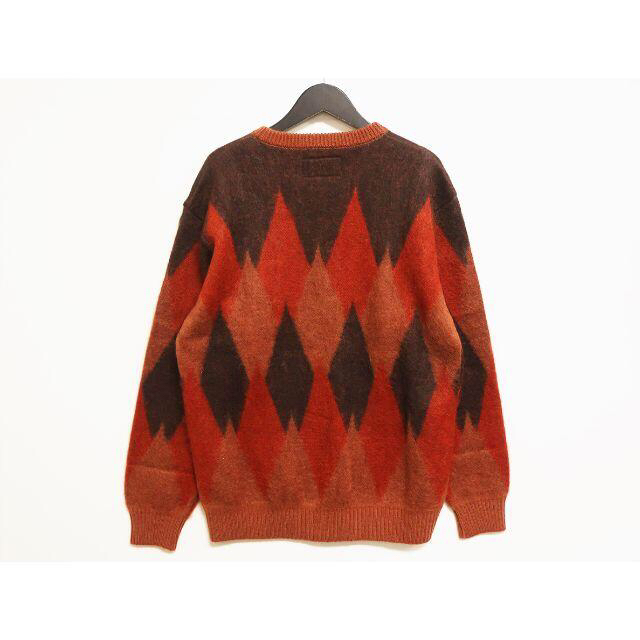 WACKO MARIA(ワコマリア)のDIAMOND MOHAIR CREW NECK SWEATER　ワコマリア　M メンズのトップス(ニット/セーター)の商品写真