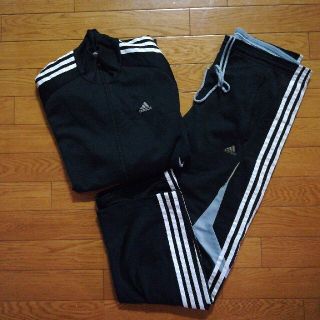 アディダス(adidas)のadidas　ジャージ　上下　黒(その他)