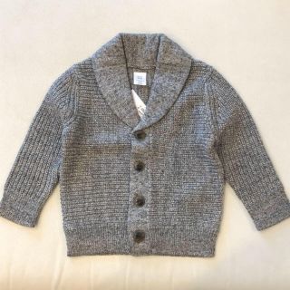 ベビーギャップ(babyGAP)の新品タグ付☆babyGAP ニットカーディガン/カウチンH&Mプティマイン(ニット/セーター)