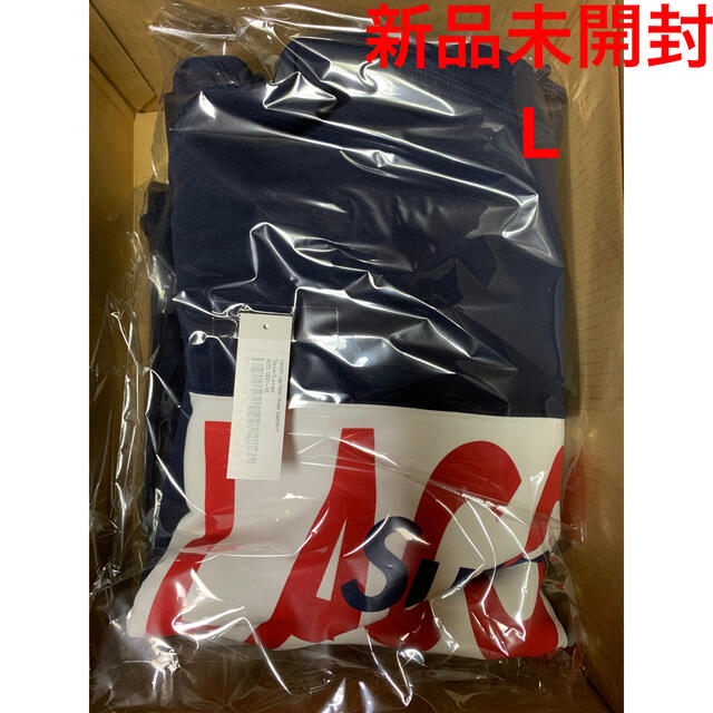 【新品未開封】Supreme Lacoste Hoodie Navy L