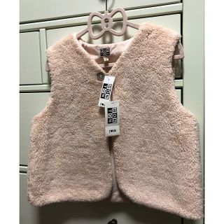 キャラメルベビー&チャイルド(Caramel baby&child )の新品タグ付き⭐︎BONTON ボアベスト(ジャケット/上着)