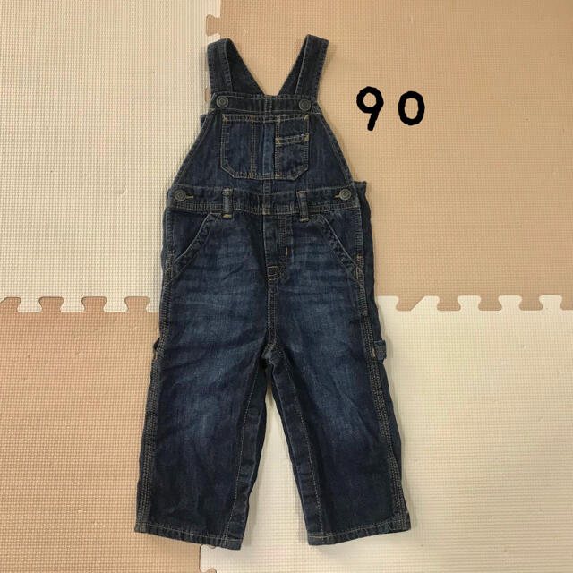 babyGAP(ベビーギャップ)のbabyGAP 90デニムサロペット キッズ/ベビー/マタニティのキッズ服男の子用(90cm~)(パンツ/スパッツ)の商品写真