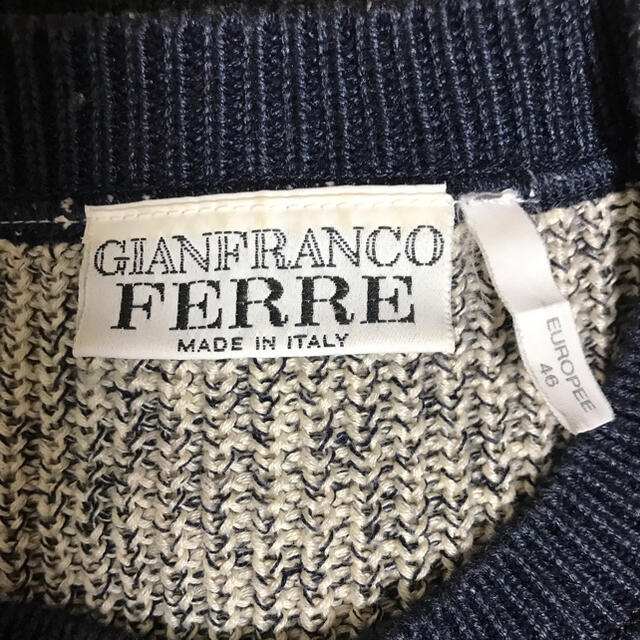 Gianfranco FERRE(ジャンフランコフェレ)のGIANFRANCO  FERE  コットンセーター メンズのトップス(ニット/セーター)の商品写真