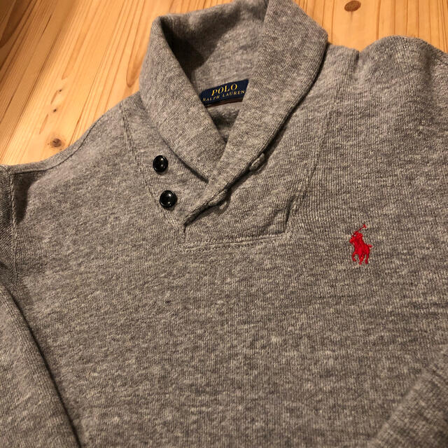 POLO RALPH LAUREN(ポロラルフローレン)の超美品 POLO RALPH LAUREN ニット セーター コットン100% メンズのトップス(ニット/セーター)の商品写真