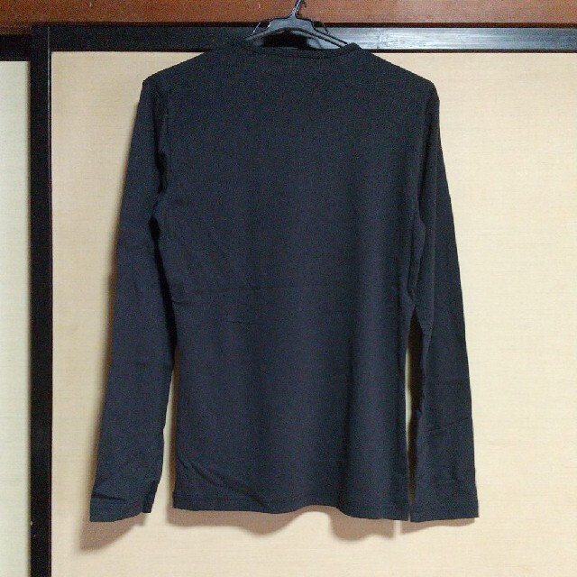 d-fy 60/1シルケット加工 VT 黒(L) メンズのトップス(Tシャツ/カットソー(七分/長袖))の商品写真