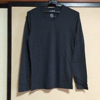 d-fy 60/1シルケット加工 VT 黒(L)(Tシャツ/カットソー(七分/長袖))