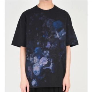 ラッドミュージシャン(LAD MUSICIAN)のLAD MUSICIAN 19ss花柄ビッグTシャツ 青44(Tシャツ/カットソー(半袖/袖なし))