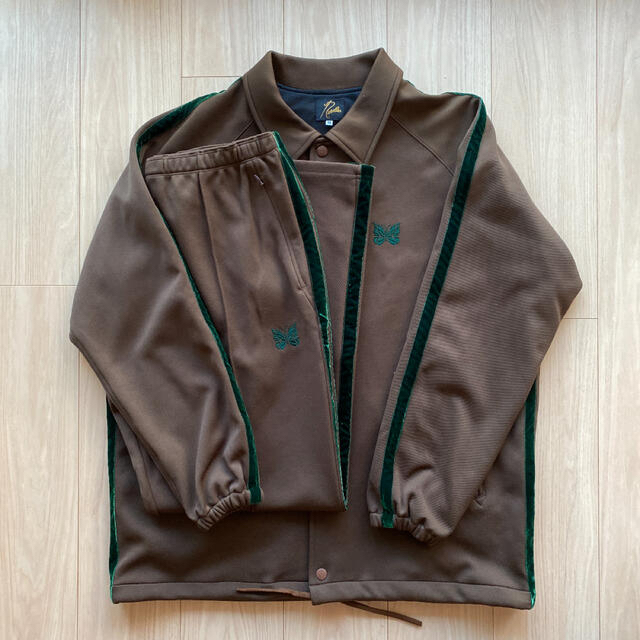新品限定品】 美品 needles セットアップ グレー マイルズ トラック