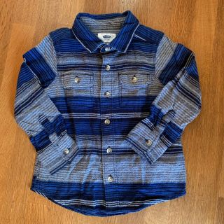 オールドネイビー(Old Navy)のOLD NAVY ボーダーシャツ　100(ブラウス)