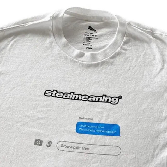 【新品未使用】steal meaning chat long tee ロンt