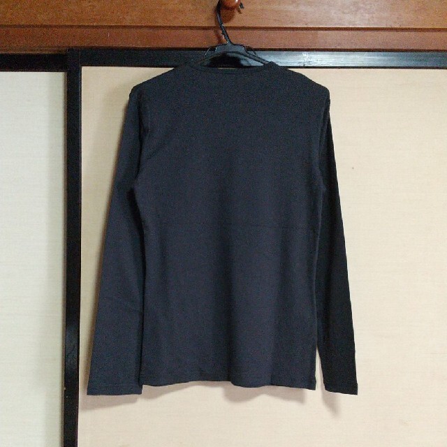 d-fy 60/1シルケット加工 クルーロンT 黒(L) メンズのトップス(Tシャツ/カットソー(七分/長袖))の商品写真