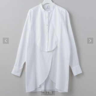 ビューティアンドユースユナイテッドアローズ(BEAUTY&YOUTH UNITED ARROWS)の【11/14まで専用】6 roku Dress shirt  ホワイト38サイズ(シャツ/ブラウス(長袖/七分))