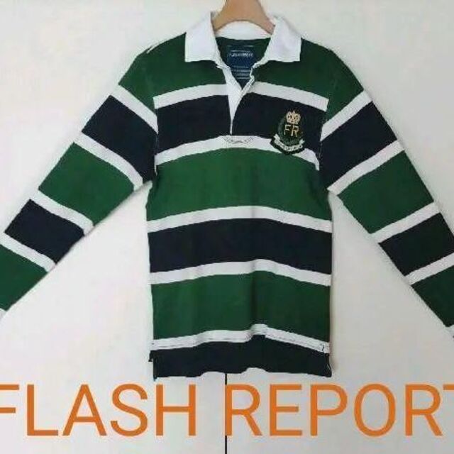 FLASH  REPORT フラッシュリポート ラガーシャツ　ポロシャツ メンズのトップス(ポロシャツ)の商品写真