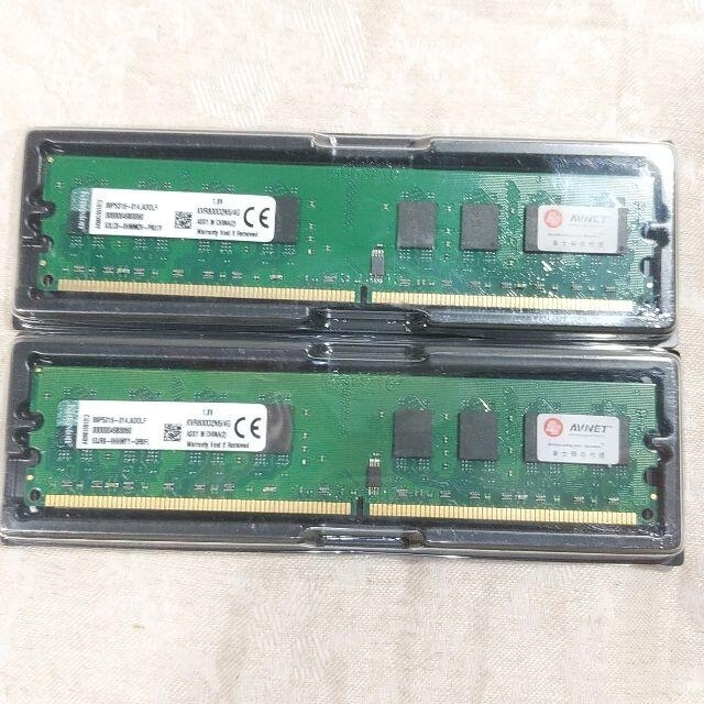 新品 kingston PC2-6400U 4GBx2枚  DIMM 送料込