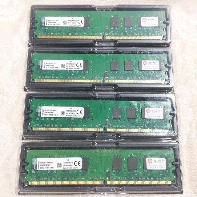 新品 kingston PC2-6400U 4GBx4枚 DIMM 送料込