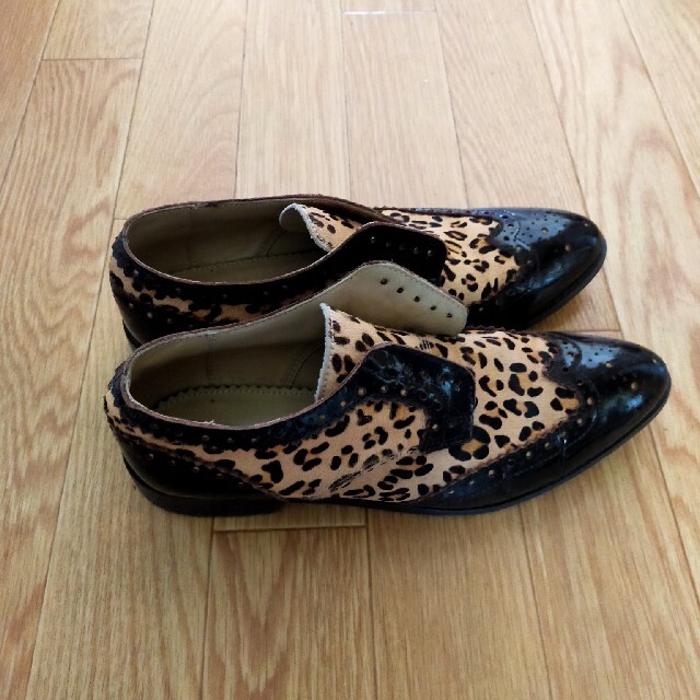 ハラコのメンズ風ローファー レディースの靴/シューズ(ローファー/革靴)の商品写真