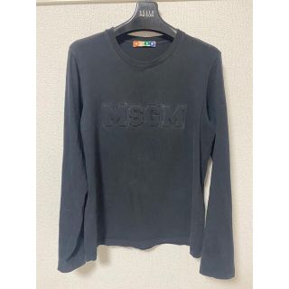 エムエスジイエム(MSGM)のMSGM 黒ロンT(Tシャツ/カットソー(七分/長袖))