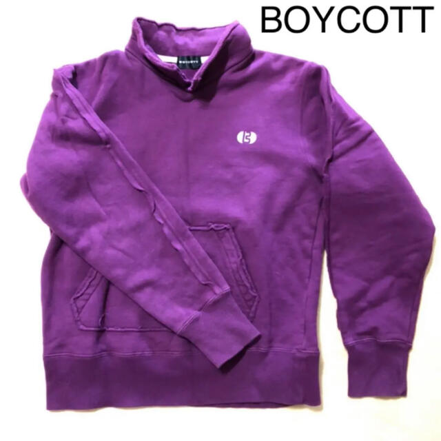 BOYCOTT(ボイコット)の【美品】BOYCOTT ハイネック裏起毛プルオーバー メンズのトップス(スウェット)の商品写真