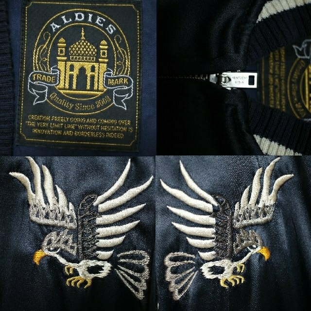 aldies - アールディーズ スカジャン 刺繍 鷲 竜 富士山 aldies - アールディーズ スカジャン 刺繍 鷲 竜 富士山