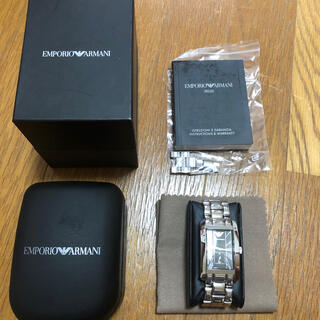 エンポリオアルマーニ(Emporio Armani)のエンポリオアルマーニ AR-0156 スクエアフェイス メンズ腕時計(腕時計(アナログ))
