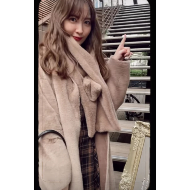 AKB48 - herlipto Faux Fur Reversible Coatの通販 by にゃんにゃん's