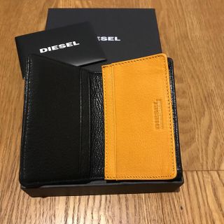 ディーゼル(DIESEL)の【新品】DIESEL メンズ レディース カード入れ カードケース プレゼント◎(名刺入れ/定期入れ)