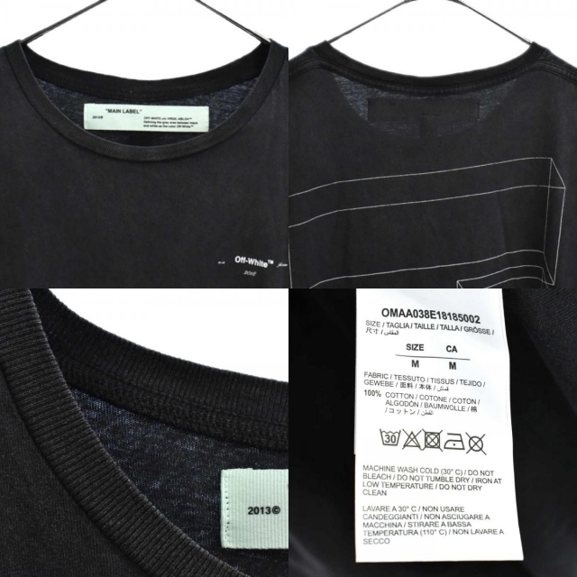 OFF-WHITE(オフホワイト)のOFF-WHITE オフホワイト 半袖Tシャツ メンズのトップス(Tシャツ/カットソー(半袖/袖なし))の商品写真
