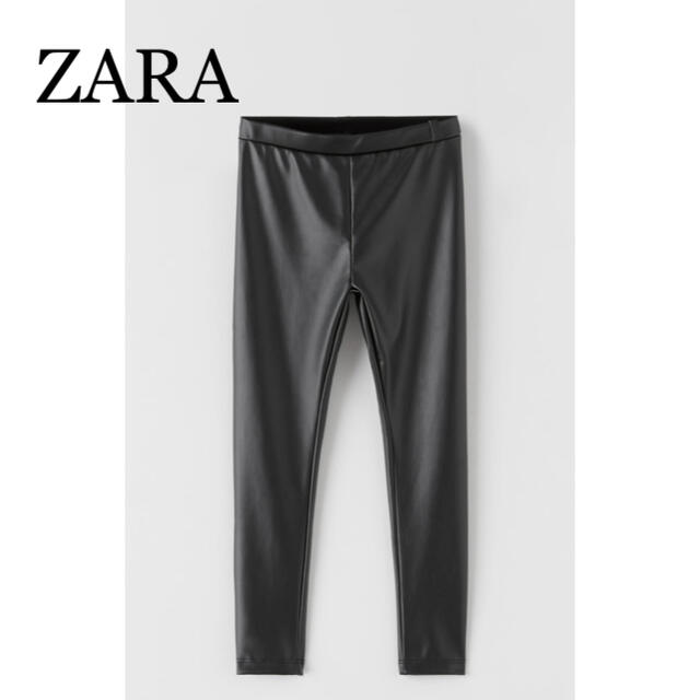 ZARA(ザラ)のZARA♡フェイクレザー風レギンス レディースのレッグウェア(レギンス/スパッツ)の商品写真