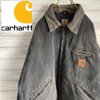 カーハート(carhartt)の人気色！XXLサイズ USA製 古着 カーハート カバーオール 革タグ.(カバーオール)