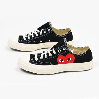 コムデギャルソン(COMME des GARCONS)のPLAY コムデギャルソン PLAY キャンバススニーカー UK7/25.5(スニーカー)