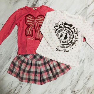 サンカンシオン(3can4on)の3can4on キッズ まとめ売り 女の子 130センチ(Tシャツ/カットソー)