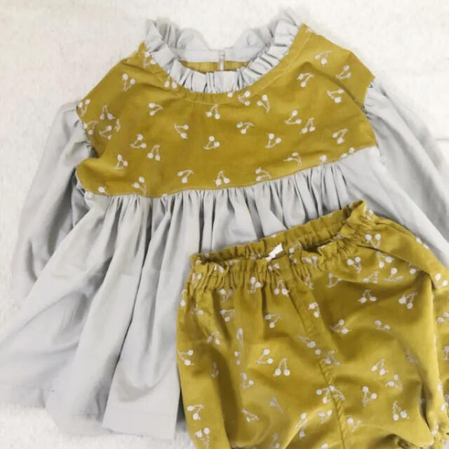 チュニックワンピースとかぼちゃパンツ90 キッズ/ベビー/マタニティのキッズ服女の子用(90cm~)(ワンピース)の商品写真