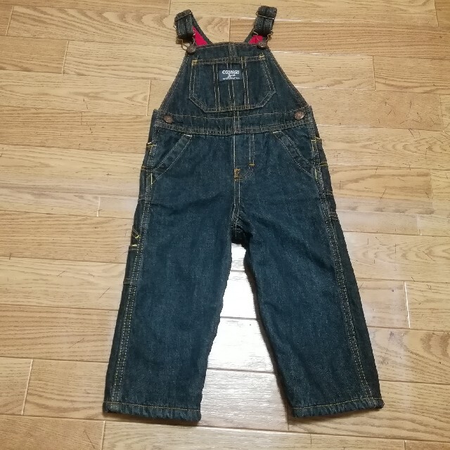 OshKosh(オシュコシュ)のOshkosh Bgoshデニムオーバーオール80 キッズ/ベビー/マタニティのベビー服(~85cm)(ロンパース)の商品写真