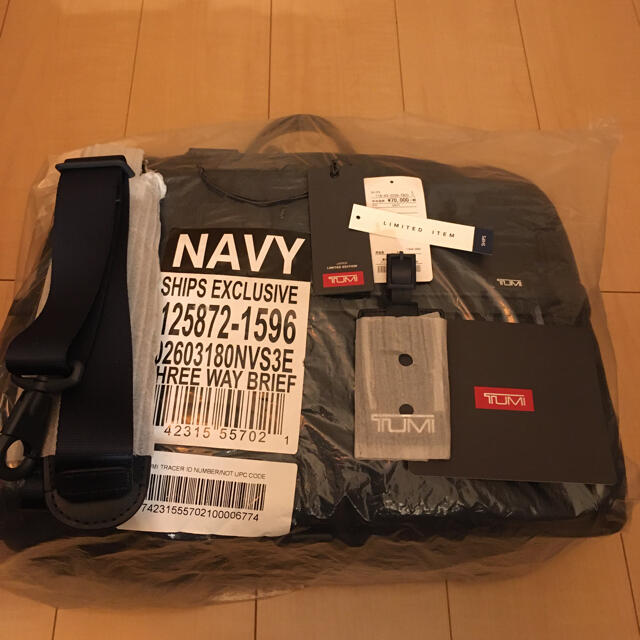 TUMI SHIPS別注ALPHA3 3WAY ネイビー