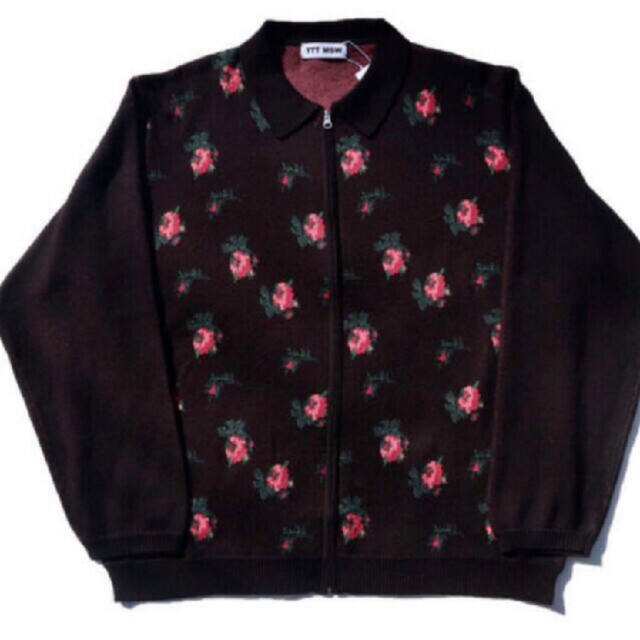 Maison Martin Margiela(マルタンマルジェラ)のTTT MSW 20AW flower knit polo (Black) メンズのトップス(ニット/セーター)の商品写真