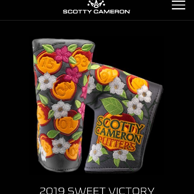 スコッティキャメロン2019マスターズ記念パターカバーSweet Victory