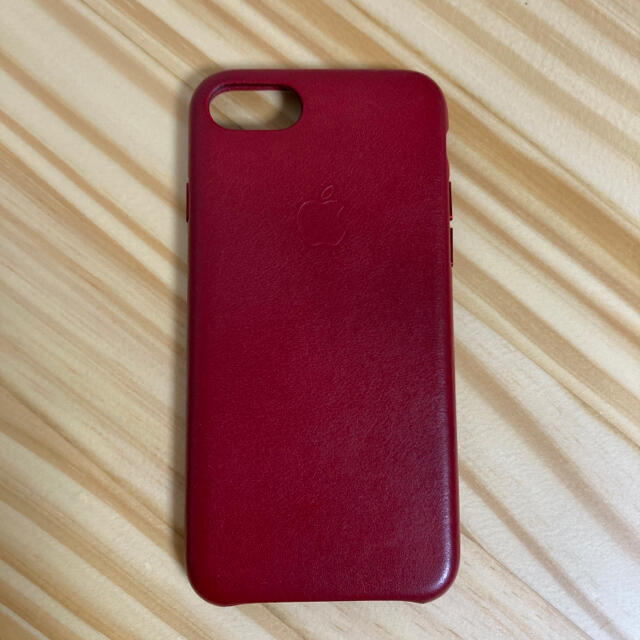 Apple(アップル)のiPhone8 レザーケース　Red スマホ/家電/カメラのスマホアクセサリー(iPhoneケース)の商品写真