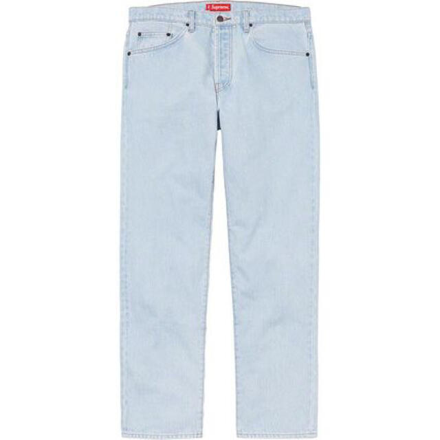 【新品・34】supreme Washed Regular Jean 20ss